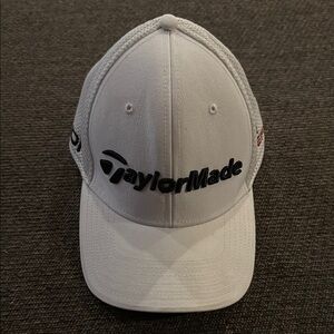 TaylorMade White and Black Golf Hat